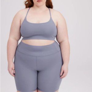 Girlfriend Collective FLOAT High-Rise Bike Short - Sea Glass